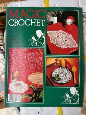 October 1983 issue of Magic Crochet magazine,